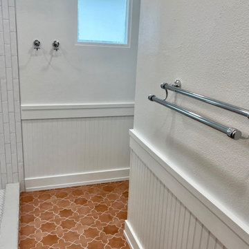 Timeless Bathroom Renovation with Terracotta-Inspired Tile – Tampa Bay, FL