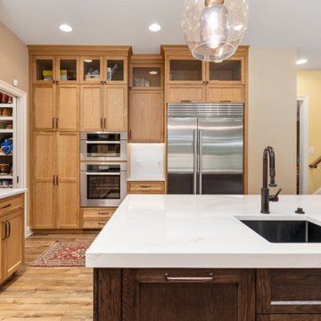 Thompson Road Transitional Kitchen & Main Level Renovation