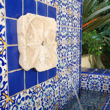 Mission Style Pool Area