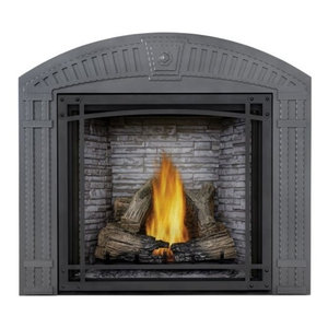 Starfire Natural Gas Fireplace Oak Logs Classic Front Premium