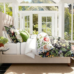 HARPER UPHOLSTERED TUFTED TALL BED & HEADBOARD - Products