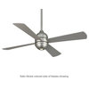 50" Quatro Ceiling Fan, Satin Nickel