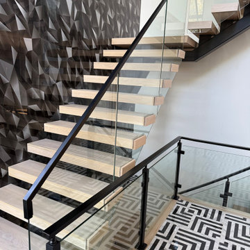 Marlboro NJ Modern stairs and railing