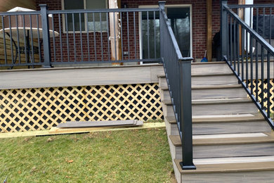 Inspiration for a modern deck remodel in Cincinnati