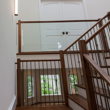 Project #44 | Contemporary Staircase with Skylit Stairwell