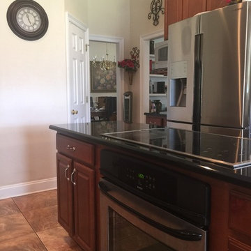 Absolute Black Slidell Kitchen