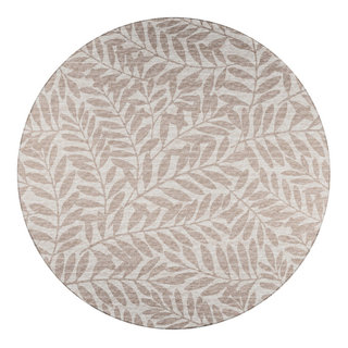 Indoor/Outdoor Sedona SN5 Denim Machine Washable 10' x 10' Round Rug, 6 ...