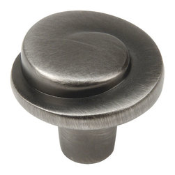 Cosmas - Cabinet Swirl Knob, Set of 25, Antique Silver - Cabinet And Drawer Knobs