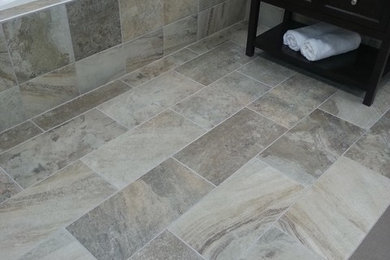 Inspiration for a contemporary bathroom remodel in San Diego