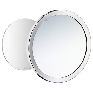 Outline Shaving/Make-Up Mirror Self Adhesive/Magnetic Chrome