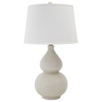 Ashley Furniture Saffi Ceramic Table Lamp in Cream