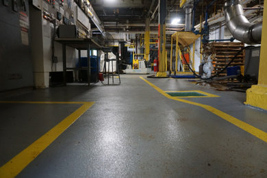 2,000 square feet of Warehouse Floor Coating Project in NYC