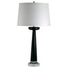 Glass Hand Blown Table Lamp (White Glass)