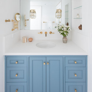 Maritimes Badezimmer in Los Angeles