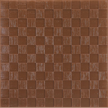 Copper Rose Faux Marble Tile 3D Wall Panels, Set of 10, Covers 52.7 Sq Ft