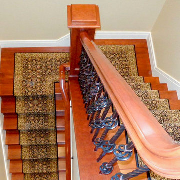 Project #15 | American Cherry & Wrought Iron Staircase