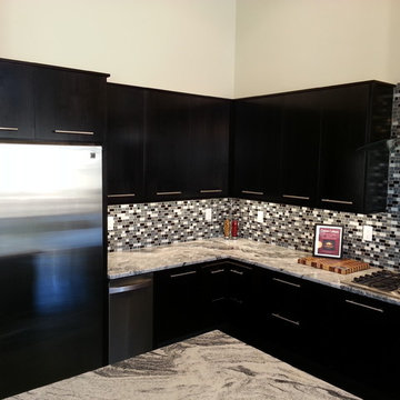 Modern showcase cabinets.