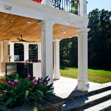 Exterior Remodel Turns Home Backyard into Gorgeous Retreat in Great Falls, Va