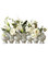 Fusion Hollywood Regency White Bud Vase Line