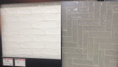 Mallorca White Ceramic Subway Tile 2.5x8