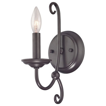 Thomas Lighting Williamsport 1-Light Wall Sconce 1501WS/10, Oil Rubbed Bronze