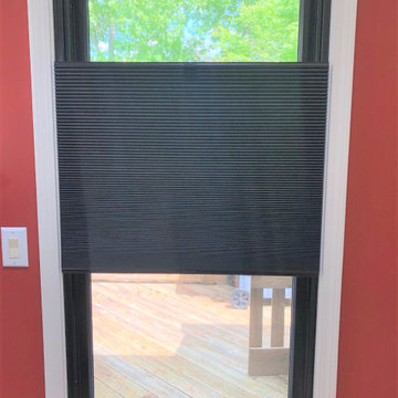 Customer Photos of Installed Pleated Blinds and Honeycomb Shades