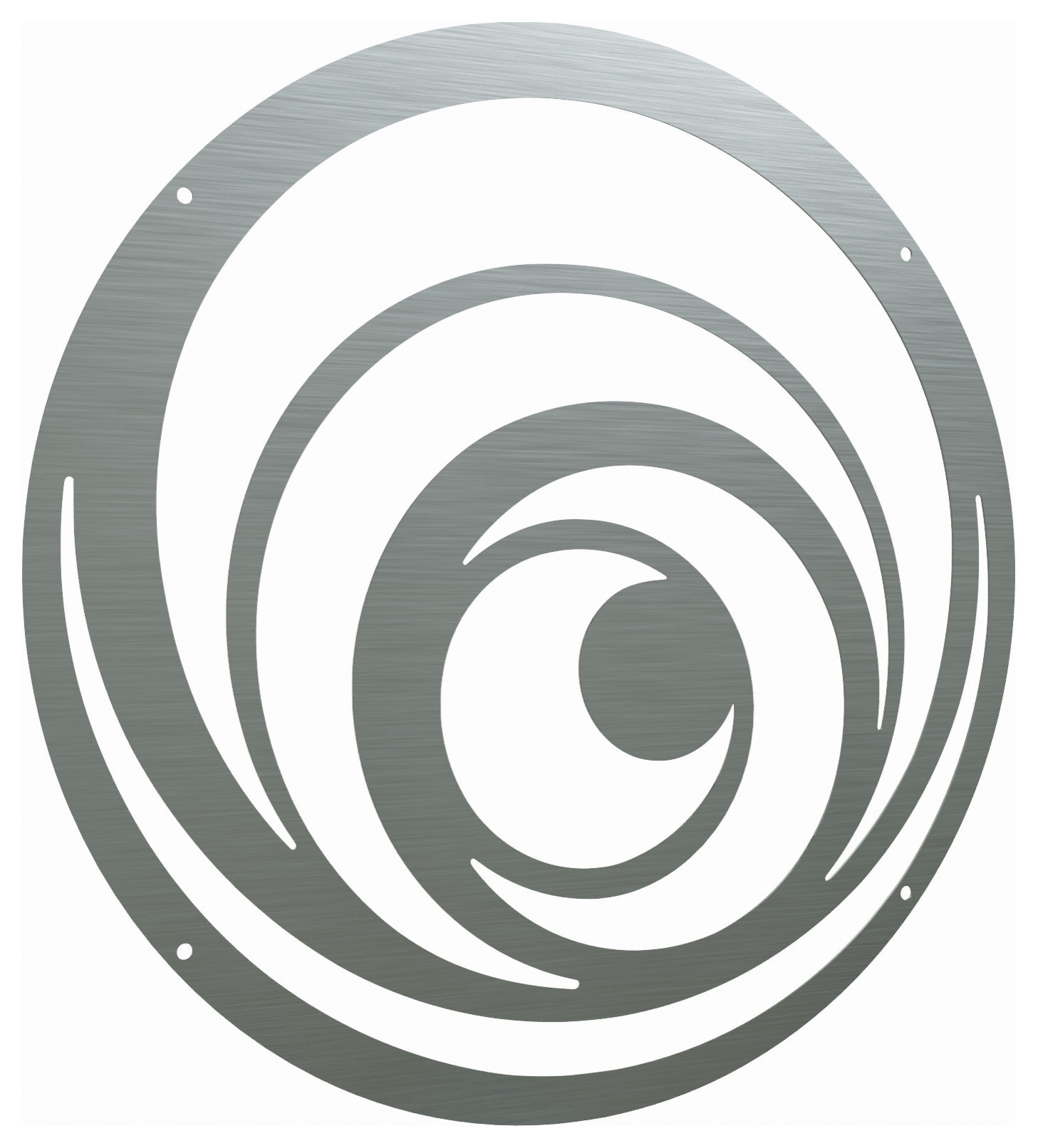 Metal Wall Art, Round and Round Contemporary Metal Wall Art by