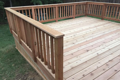 Example of a deck design in Houston