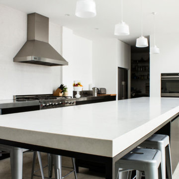 5000 London Grey Caesarstone Küchenarbeitsplatte