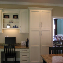 desk in kitchen