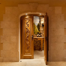stone around door