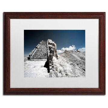 Philippe Hugonnard 'White Wall' Art, Wood Frame, White Matte, 20"x16"
