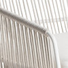 OASIQ YLAND Lounge, Frame: White, Rope: White, Cushions: Latern Slate