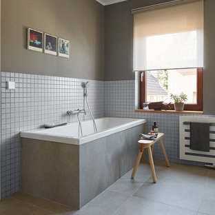 75 Most Popular Mid-Sized Gray Bathroom Design Ideas for ...