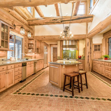Custom Log Home Staging Project
