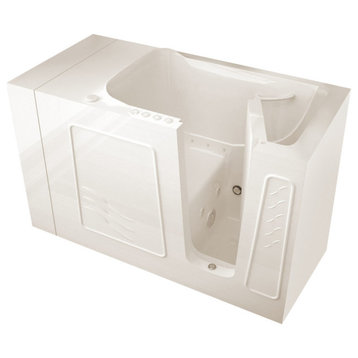 MediTub Walk-In 30x53 Left Drain Biscuit Whirlpool & Air Jetted Tub, Biscuit, Ri