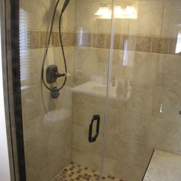 Roman Stone Shower - Hershey