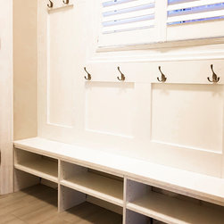 Custom Built-in Entry Way - Shoe Storage