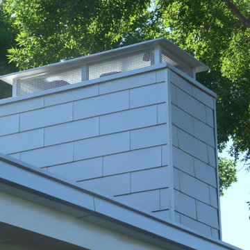 chimney hood / shroud / cap