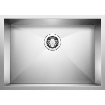 Blanco 515819 18"x25" Single Undermount Kitchen Sink, Stainless Steel