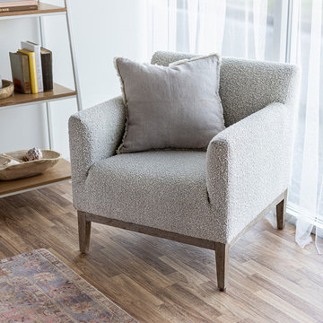 Ezra Chair – Grey Bouclé