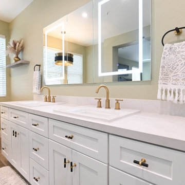 Oxnard marble bathroom