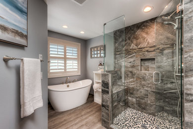 Inspiration for a transitional bathroom remodel in Seattle
