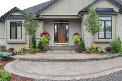 This is an example of a modern landscaping in Toronto.