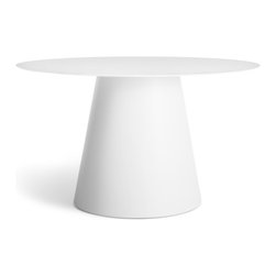 Circula Indoor/Outoor Dining Table - White - Dining Tables
