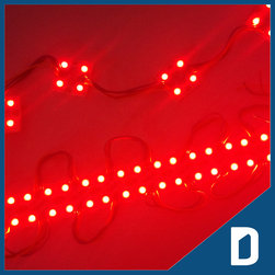 RGB / Multicolor Square LED Module String - Novelty Lighting