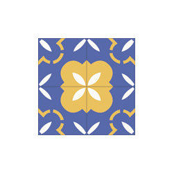 "Palo Alto" 8x8 Encaustic Cement Tiles - Wall And Floor Tile