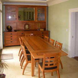 Solid Cherry Table with extentions - Dining Tables