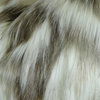 Handmade Tibet Faux Fur Throw Pillow, Double Sided, 16x16