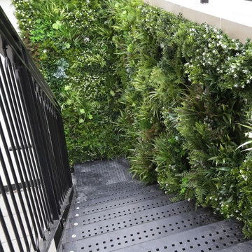 VistaFolia Virtical Garden Green Wall Design on Staircase